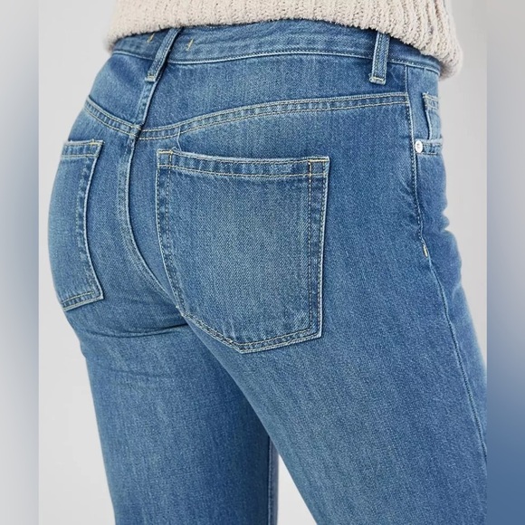 Free People We the Free Maggie mid rise straight leg cropped jeans sz 26 - Picture 4 of 14